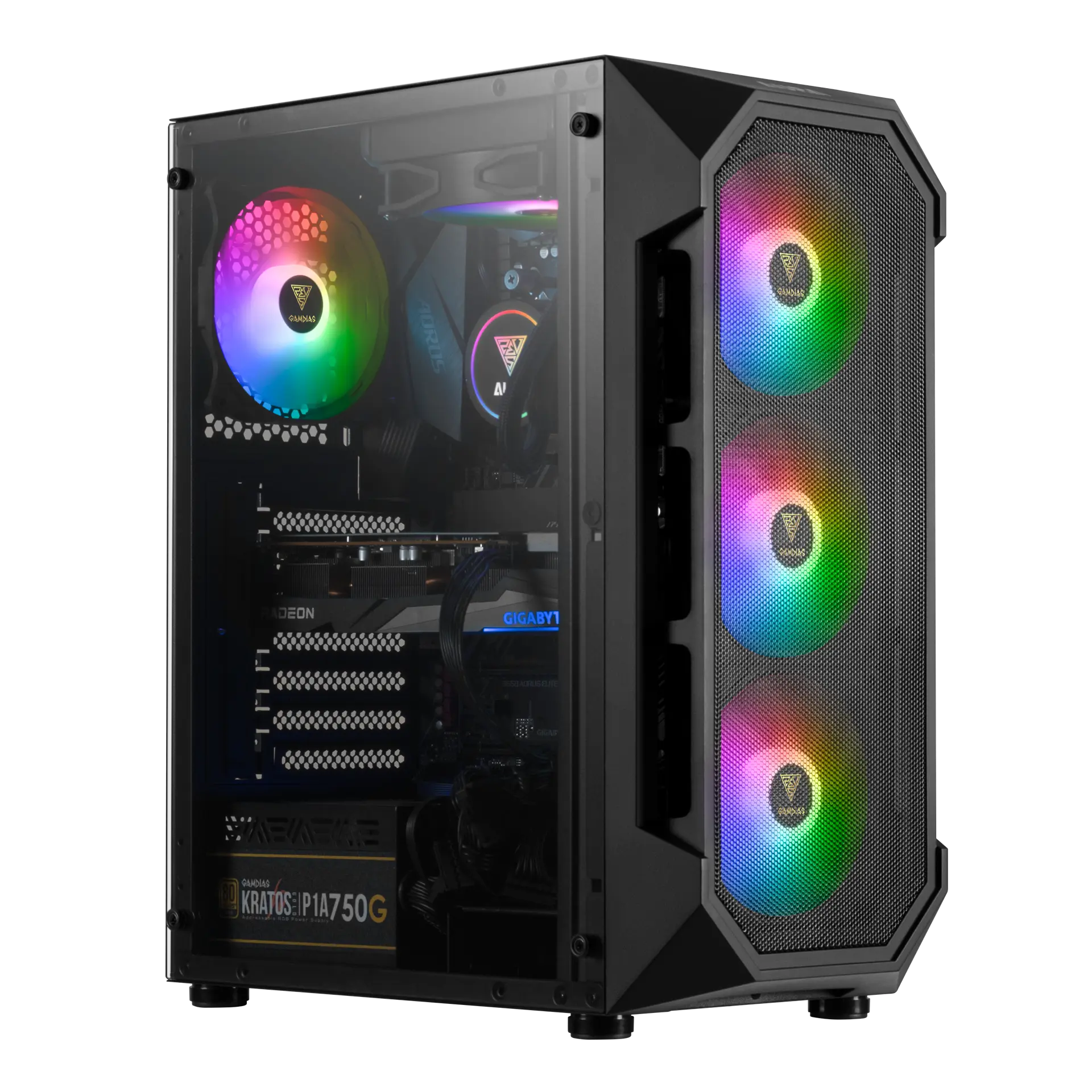 AURA Gamdias Intel® Core™ i5-13400f | Rtx 3060 gaming case 4fan 