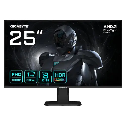 Gigabyte  FullHD 1ms 25″ 200Hz Gaming screen Monitor | GS25F2